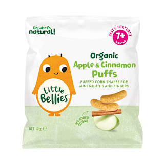 Little Bellies Organic Puffs Apple & Cinnamon