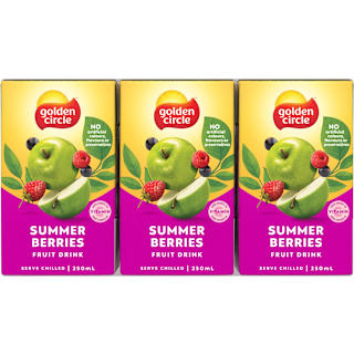 Golden Circle Summer Berries Fruit Drink Multipack Poppers