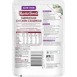 MasterFoods Chicken Casserole Slow Cook Recipe Base