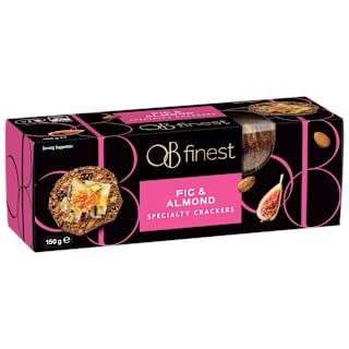 OB Finest Specialty Crackers Fig & Almond