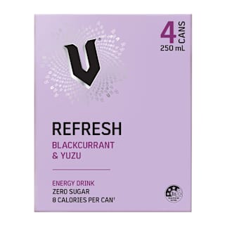 V Energy Refresh Energy Drink Blackcurrant Yuzu