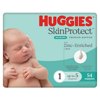 Huggies Newborn Nappies for Boys & Girls Size 1 (up to 5kg)