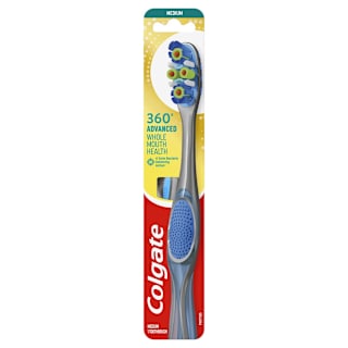Colgate 360 Degrees Advanced Plaque Removal Toothbrush Medium