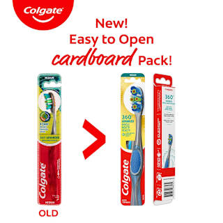 Colgate 360 Degrees Advanced Plaque Removal Toothbrush Medium
