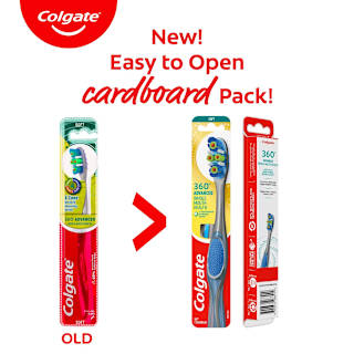 Colgate 360 Degrees Advanced Active Plaque Removal Toothbrush Soft