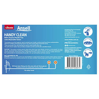 ViledaAnsell Handy Clean Disposable Gloves