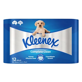 Kleenex Complete Clean Toilet Tissue