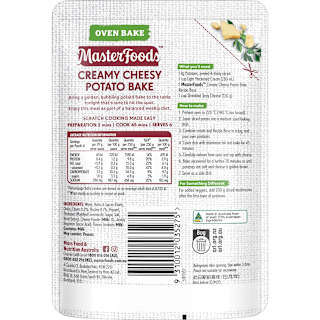 MasterFoods Side Dish Creamy Cheesy Potato Bake