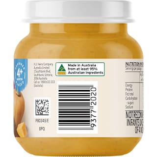 Heinz Pumpkin & Potato + Beef Baby Food Jar 4+ months