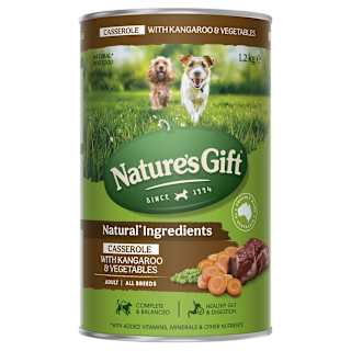 Nature's Gift Casserole Gravy Style With Kangaroo & Veg Wet Dog Food