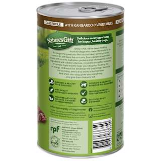 Nature's Gift Casserole Gravy Style With Kangaroo & Veg Wet Dog Food