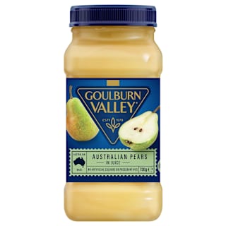 Goulburn Valley Pears in Juice Fruit