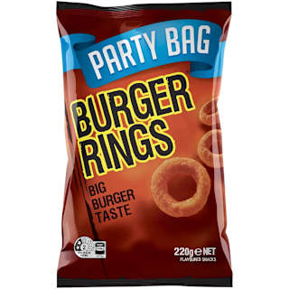 Burger Rings Party Bag