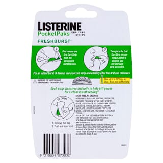 Listerine Pocketpaks Freshburst Oral Strips