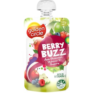 Golden Circle Berry Buzz Apple, Blackcurrant, Blueberry & Raspberry Pouch