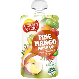 Golden Circle Pine Mango Mash Up Apple, Pineapple & Mango Pouch