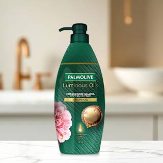 Palmolive Luminous Oils Hair Shampoo Moroccan Argan Oil & Camellia Strengthen & Protect