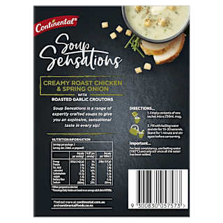 Continental Sensations Soup Creamy Roast Chicken & Spring Onion