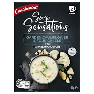 Continental Sensations Soup Golden Cauliflour & Four Cheese