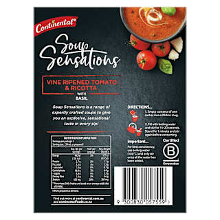 Continental Sensations Soup Vine Ripened Tomato & Ricotta