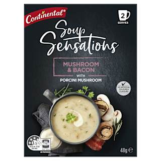 Continental Sensations Soup Porcini Mushroom & Bacon