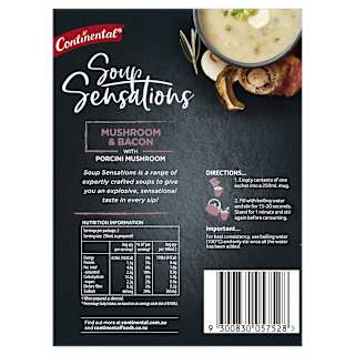Continental Sensations Soup Porcini Mushroom & Bacon