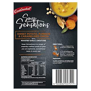 Continental Soup Sensations Sweet Potato Pumpkin & Onion Soup