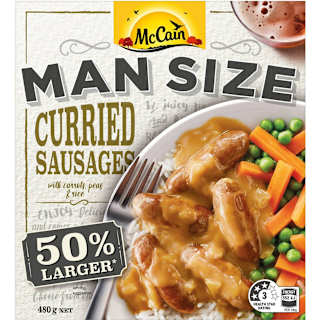 McCain Man Size Curried Sausages
