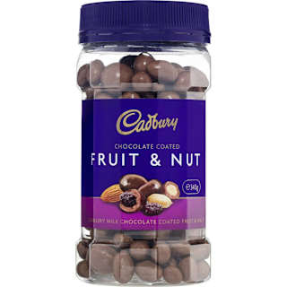 Cadbury Fruit & Nut milk chocolate block
