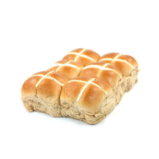 Fruit Free Hot Cross Buns