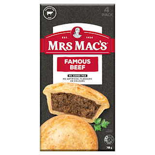 Mrs Mac's Famous Beef Pies