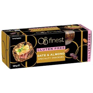 OB Finest Specialty Crackers Gluten Free Date & Almond