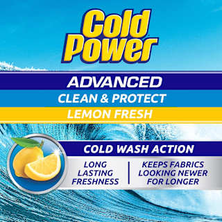 Cold Power Advanced Clean Lemon Liquid Laundry Detergent