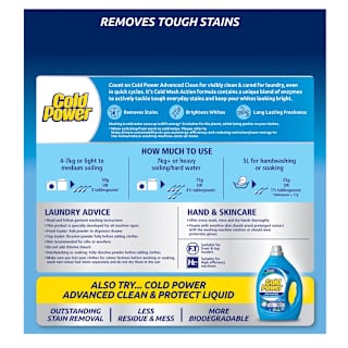 Cold Power Regular Advanced Clean Powder Laundry Detergent