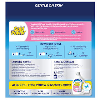 Cold Power Sensitive Pure Clean Powder Laundry Detergent