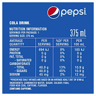Pepsi Cola Soda Can