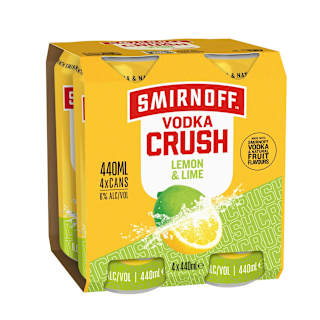 Smirnoff Crush Lemon Lime Can 440mL
