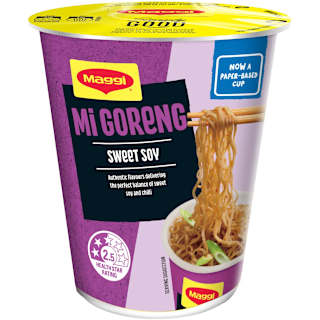 Maggi Fusian Instant Mi Goreng Soy & Mild Spice 2 Minute Cup