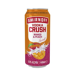 Smirnoff Crush Peach Mango Can 440mL