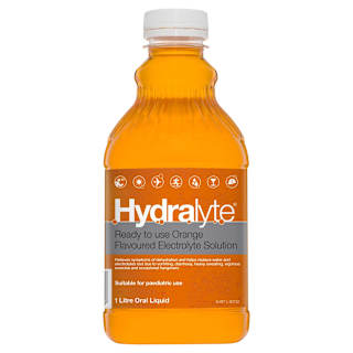 Hydralyte Ready to use Electrolyte Solution Orange Flavoured