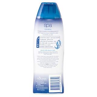 Natures Organics Spa Energising Mens Aqua Fresh Shower Gel
