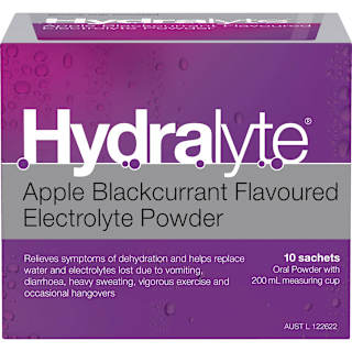 Hydralyte Electrolyte Powder Apple Blackcurrant Flavoured