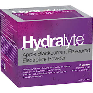 Hydralyte Electrolyte Powder Apple Blackcurrant Flavoured