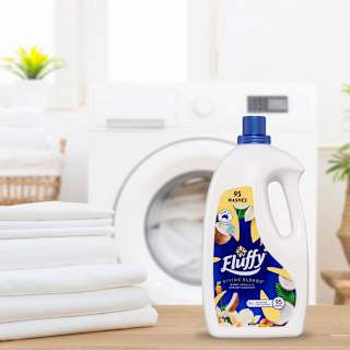 Fluffy Fabric Softener Divine Blends Vanilla & Coconut