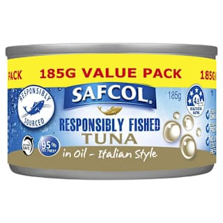 Safcol Responsibly Fished Tuna In Oil Italian Style
