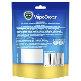 Vicks Vapodrops Lozenges Butter Menthol