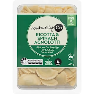 Community Co Spinach & Ricotta Agnolotti