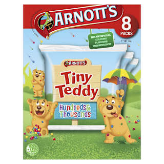 Arnott's Tiny Teddy Hundreds & Thousands