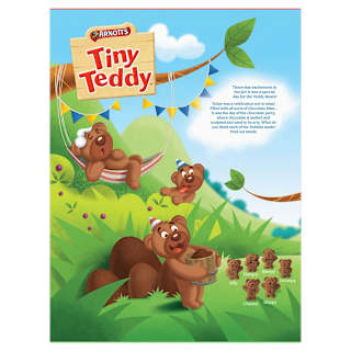 Arnott's Tiny Teddy Biscuits Chocolate