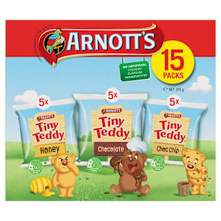 Arnott's Tiny Teddy Biscuits Variety